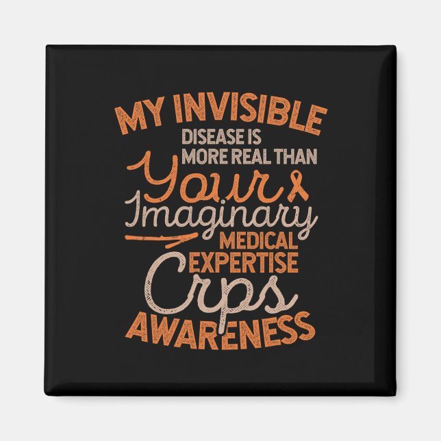 Unsichtbare Krankheiten Rsd Crps Bewusstsein Magnet (Vorne)