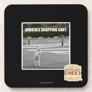 UNSICHTBARER EINKAUFSWAGEN GETRÄNKEUNTERSETZER