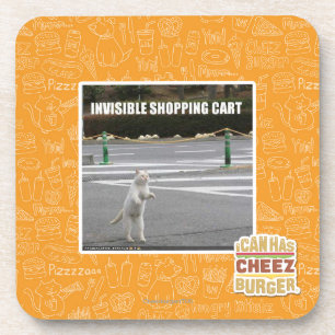 UNSICHTBARER EINKAUFSWAGEN GETRÄNKEUNTERSETZER