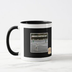 UNSICHTBARER EINKAUFSWAGEN TASSE