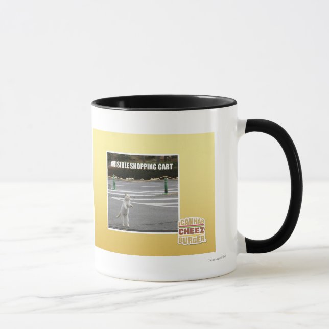 UNSICHTBARER EINKAUFSWAGEN TASSE (Rechts)