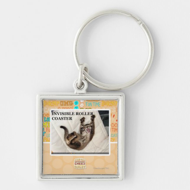 Unsichtbarer Rollen-Untersetzer Schlüsselanhänger (Vorne)