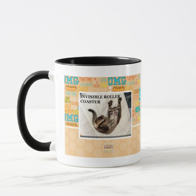 Unsichtbarer Rollen-Untersetzer Tasse (Links)