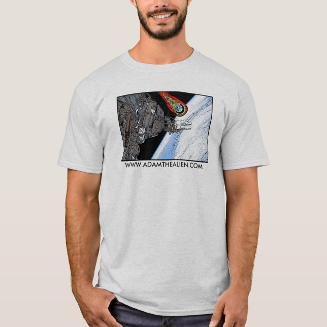 Unsichtbarer T - Shirt des Astronauten (Vorderseite)