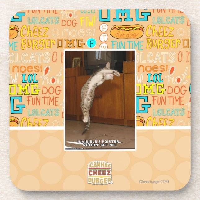 Unsichtbarer Zeiger 3 Getränkeuntersetzer (Vorderseite)