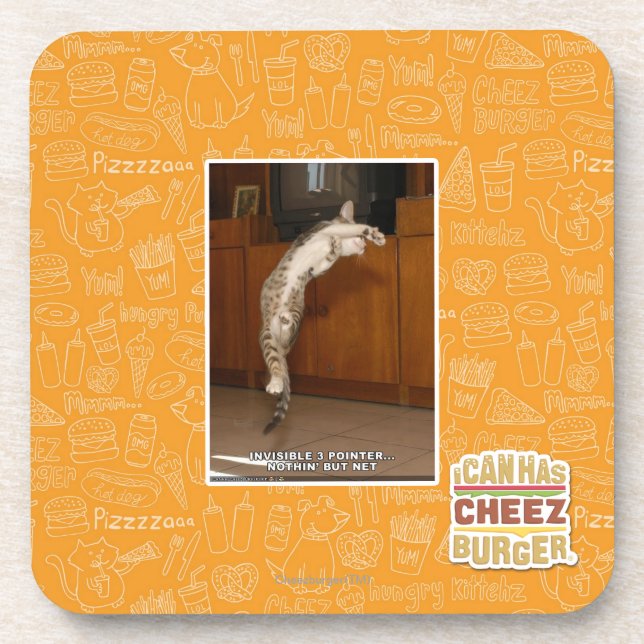 Unsichtbarer Zeiger 3 Getränkeuntersetzer (Vorderseite)