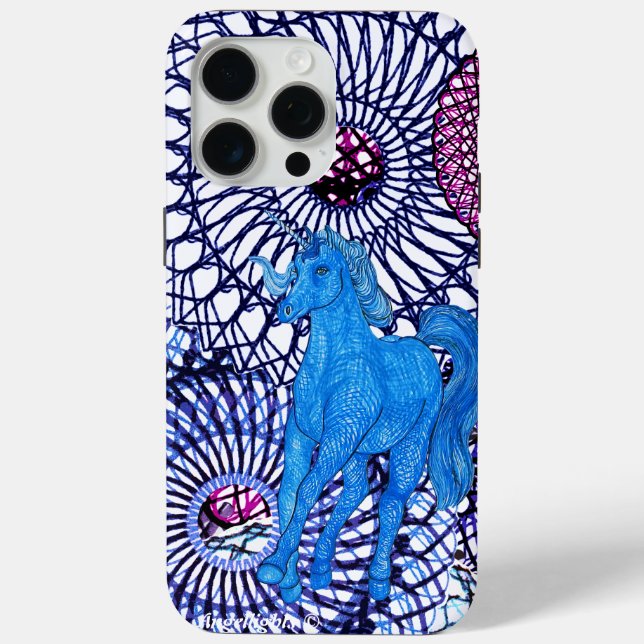 Unsichtbares Einhorn Case-Mate iPhone Hülle (Rückseite)