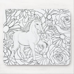 Unsichtbares Einhorn Mousepad