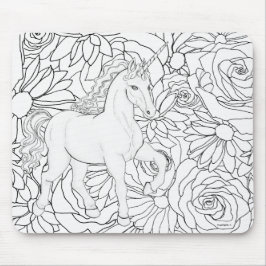 Unsichtbares Einhorn Mousepad