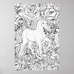 Unsichtbares Einhorn Poster