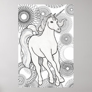 Unsichtbares Einhorn Poster