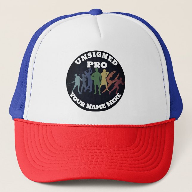 Unsigned Pro Football Jersey Truckerkappe (Vorderseite)