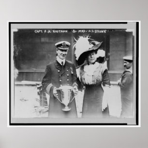 Unsinkbares Molly Brown & Rescuer Capt Rostron Poster