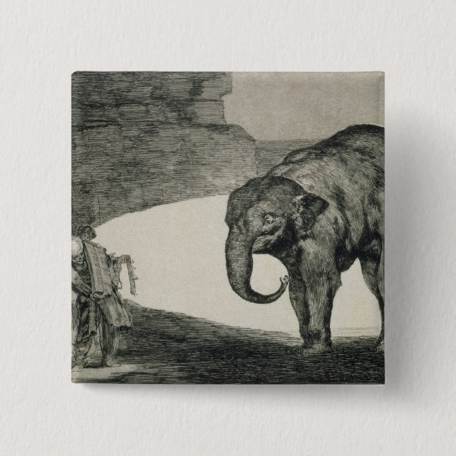 Unsinnigkeit Francisco Jose de Goya y Lucientes | Button (Vorderseite)