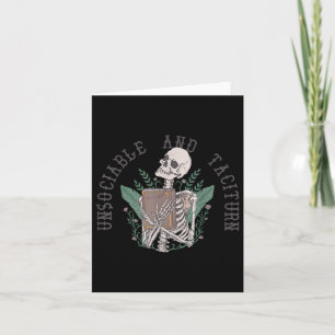 Unsociable And Taciturn Jane Austen Stolz & Vor Karte