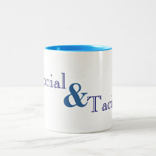 Unsocial Taciturn Zitat-Tasse Janes Austen Zweifarbige Tasse
