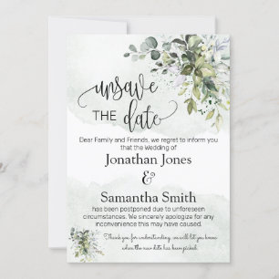 Unspeichern Sie die Daten Hochzeitstag ändern Euka Einladung