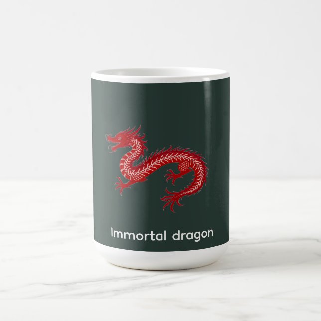 Unsterblicher Drache Kaffeetasse (Mittel)