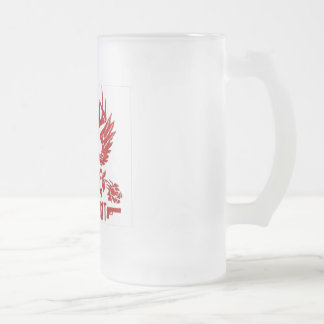 Unstimmiger mattierter Bier-Becher Mattglas Bierglas