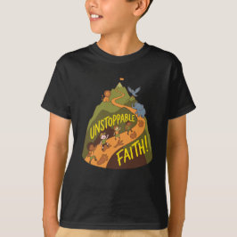 Unstoppable Faith Adventure – Kids Nature Mountain T-Shirt
