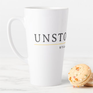 UNSTOPPABLE Minimal Motivations-Zitat-T-Shirt Milchtasse