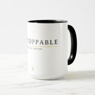 UNSTOPPABLE Minimal Motivations-Zitat-T-Shirt Tasse