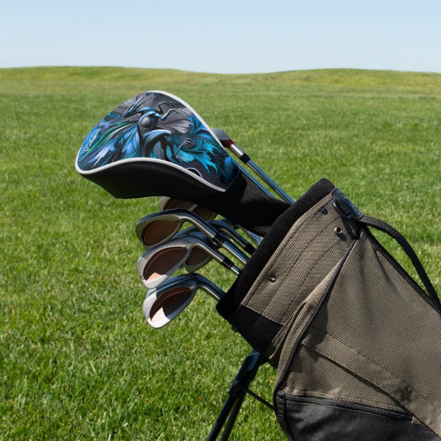 Unstoppable Raptor – Fuel Strength, Rule the Wild Golf Headcover (In SItu)