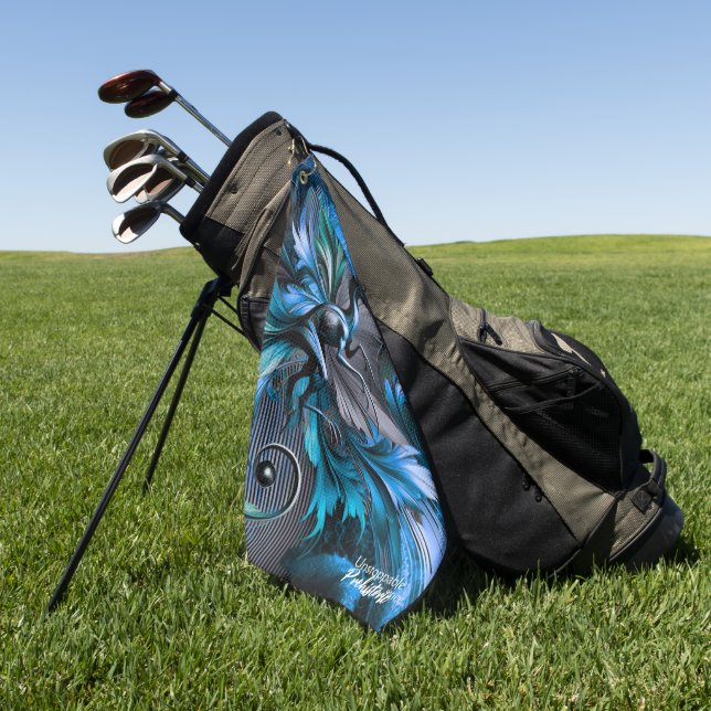 Unstoppable Raptor – Fuel Strength, Rule the Wild Golfhandtuch (Gras)