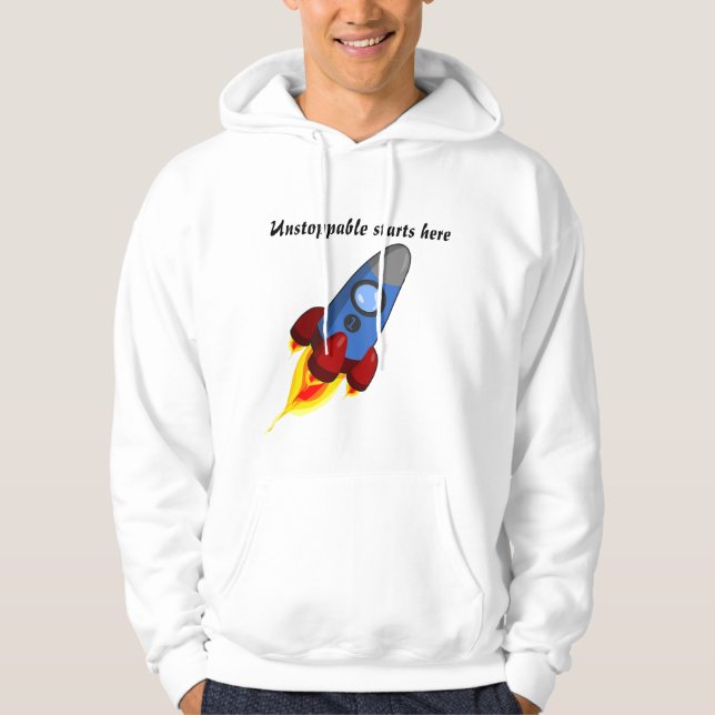 Unstoppable starts here hoodie (Vorderseite)