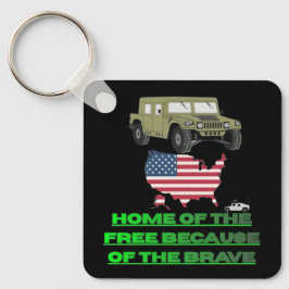 Unstoppable veterans black schlüsselanhänger