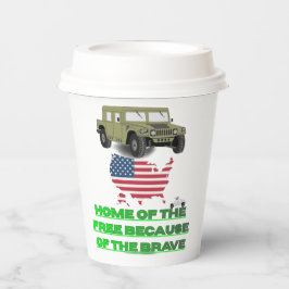 Unstoppable veterans  pappbecher