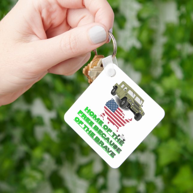 Unstoppable veterans schlüsselanhänger (Hand)