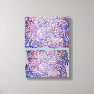 Unstructured Grace Abstract Movement Art Leinwanddruck