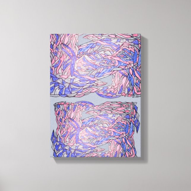 Unstructured Grace Abstract Movement Art Leinwanddruck (Vorderseite)