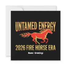 Untamed Energy 2026 Fire Horse Era Lunar New Year