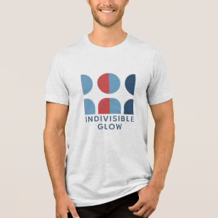 Unteilbares GLOW-Gruppen-T-Shirt Tri-Blend Shirt