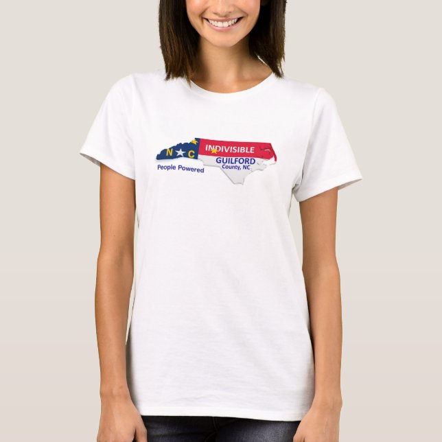 Unteilbares Guilford County Logo T-Shirt (Vorderseite)