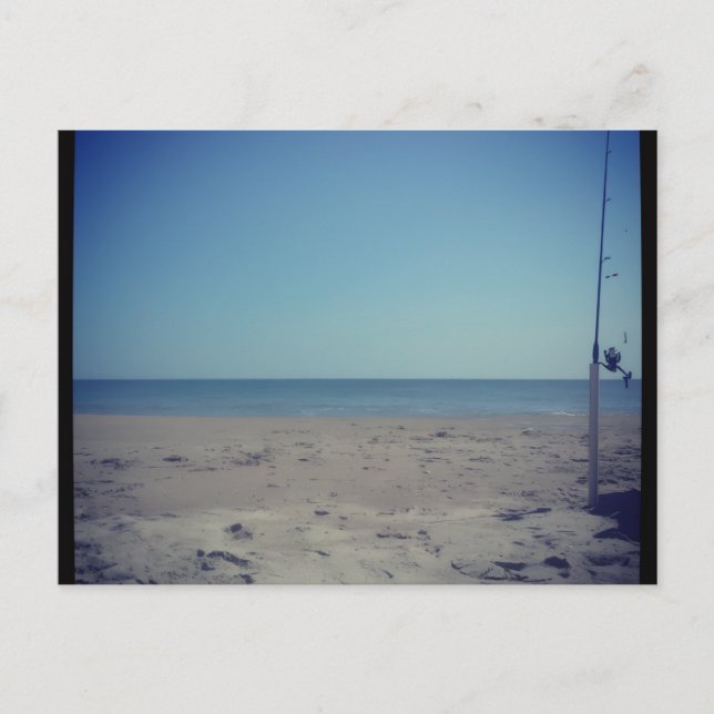 Unten am Strand Postkarte (Vorderseite)