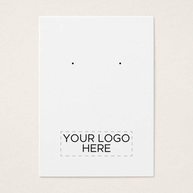 Unten Logo Weißes, benutzerdefiniertes Ohrensichtg (Vorderseite)