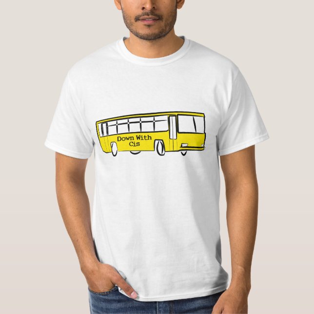 UNTEN MIT DIESSEITS Bus T-Shirt (Vorderseite)