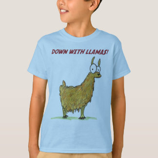 unten mit Lamas T-Shirt