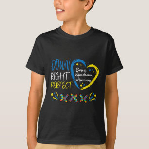 Unten rechts Perfect Down Syndrome Awareness Boys T-Shirt