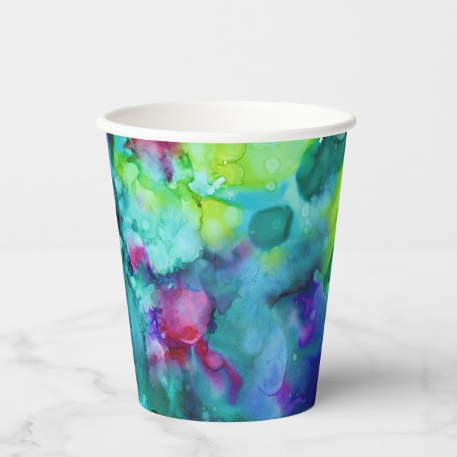 Unten stehend einige geheimnisvolle Ausdrücke: Pappbecher (Vorderseite)