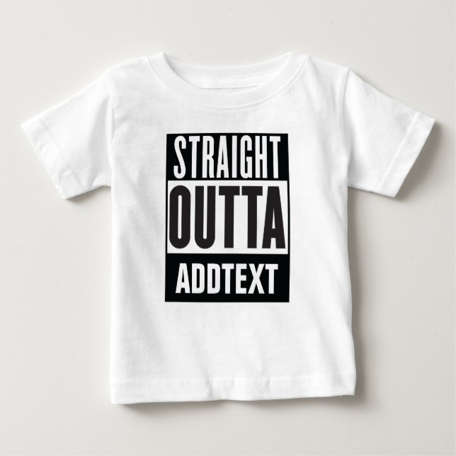 Unten Text hinzufügen Baby T-shirt (Vorderseite)