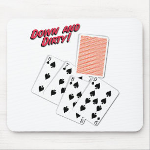 Unten und schmutziges - Poker-Jargon - Spiel zum Mousepad