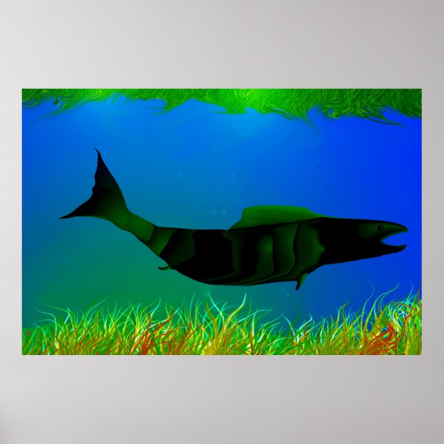 Unten unter Digital-Malerei Poster (Vorne)