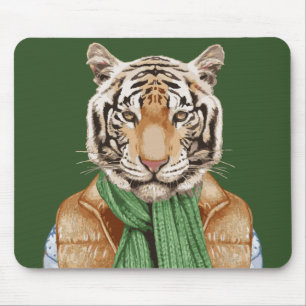 Unten Weste-Tiger Mousepad