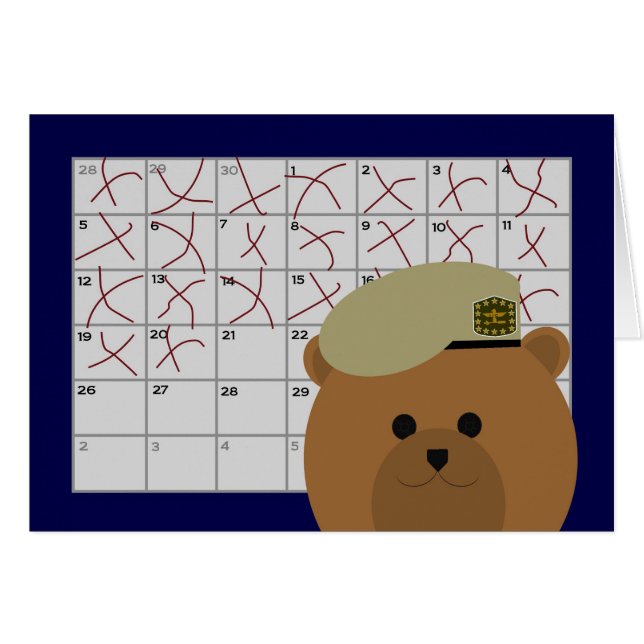 Unten zählen zu Sie wieder sehen - Armee-Förster (Vorderseite (Horizontal))