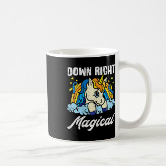 Unten Zauberhafte Unicorn-Down-Syndrom Bewusstsein Kaffeetasse