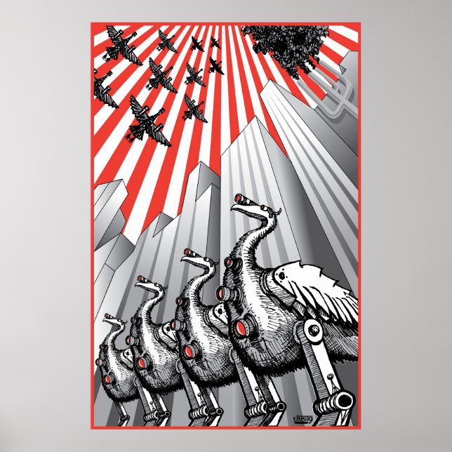 Unter Aufsicht Kolossaldruck Poster (Vorne)